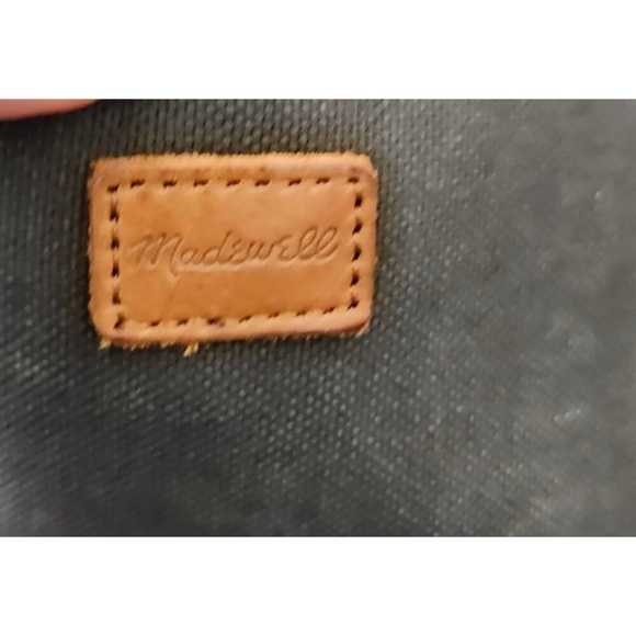 Madewell Gray Tote Bag with Leather Handles - Picture 7 of 14